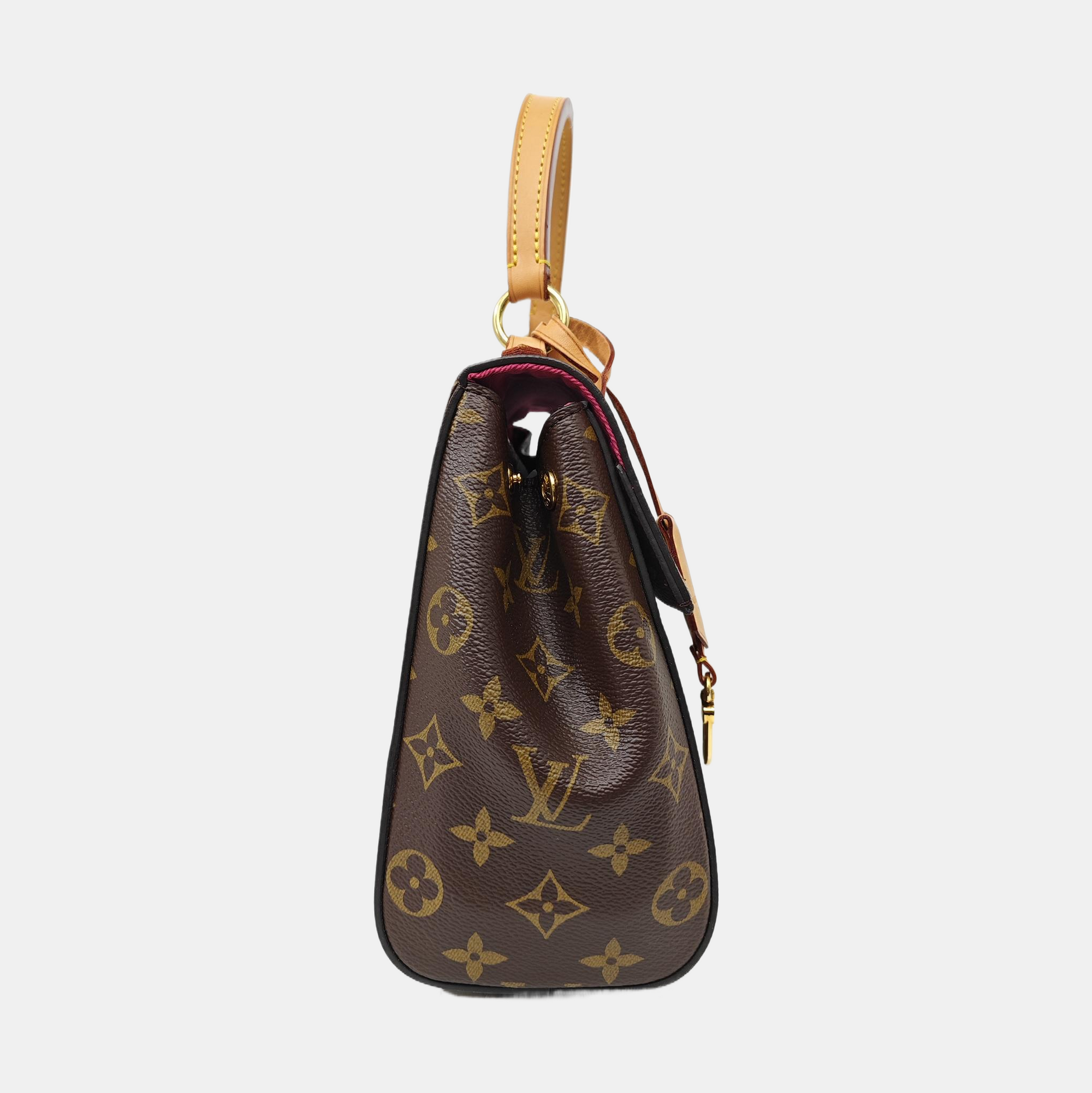 CLUNY PM Monogram Coated Canvas Brown