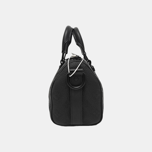 KEEPALL 25 Monogram Calfskin Black