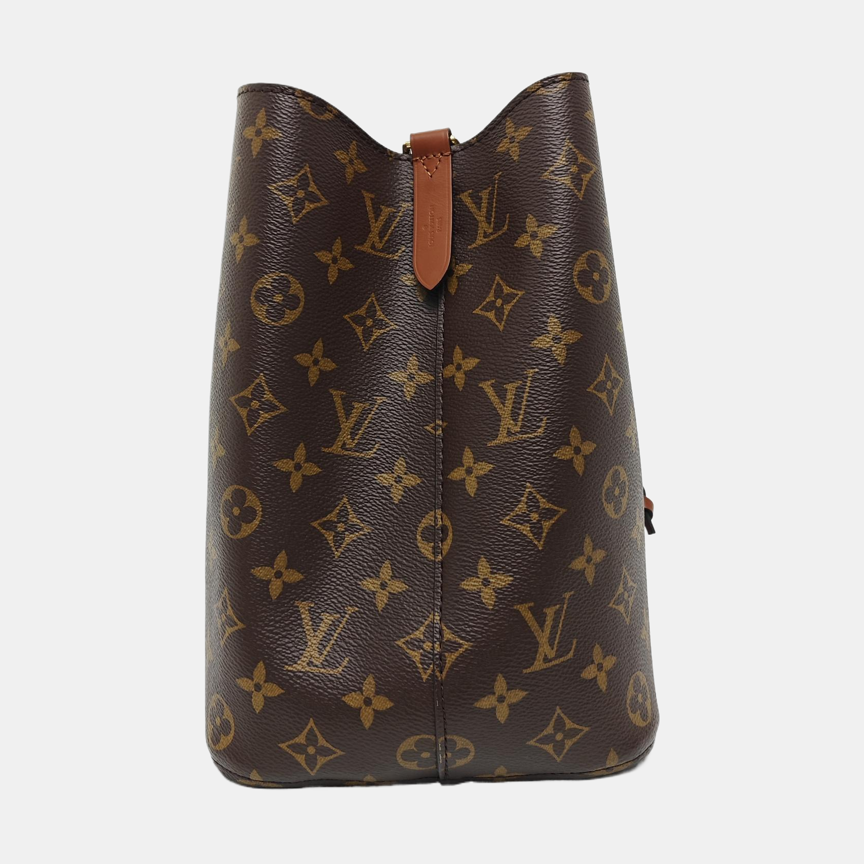 NÉONOÉ MM Monogram Coated Canvas Brown