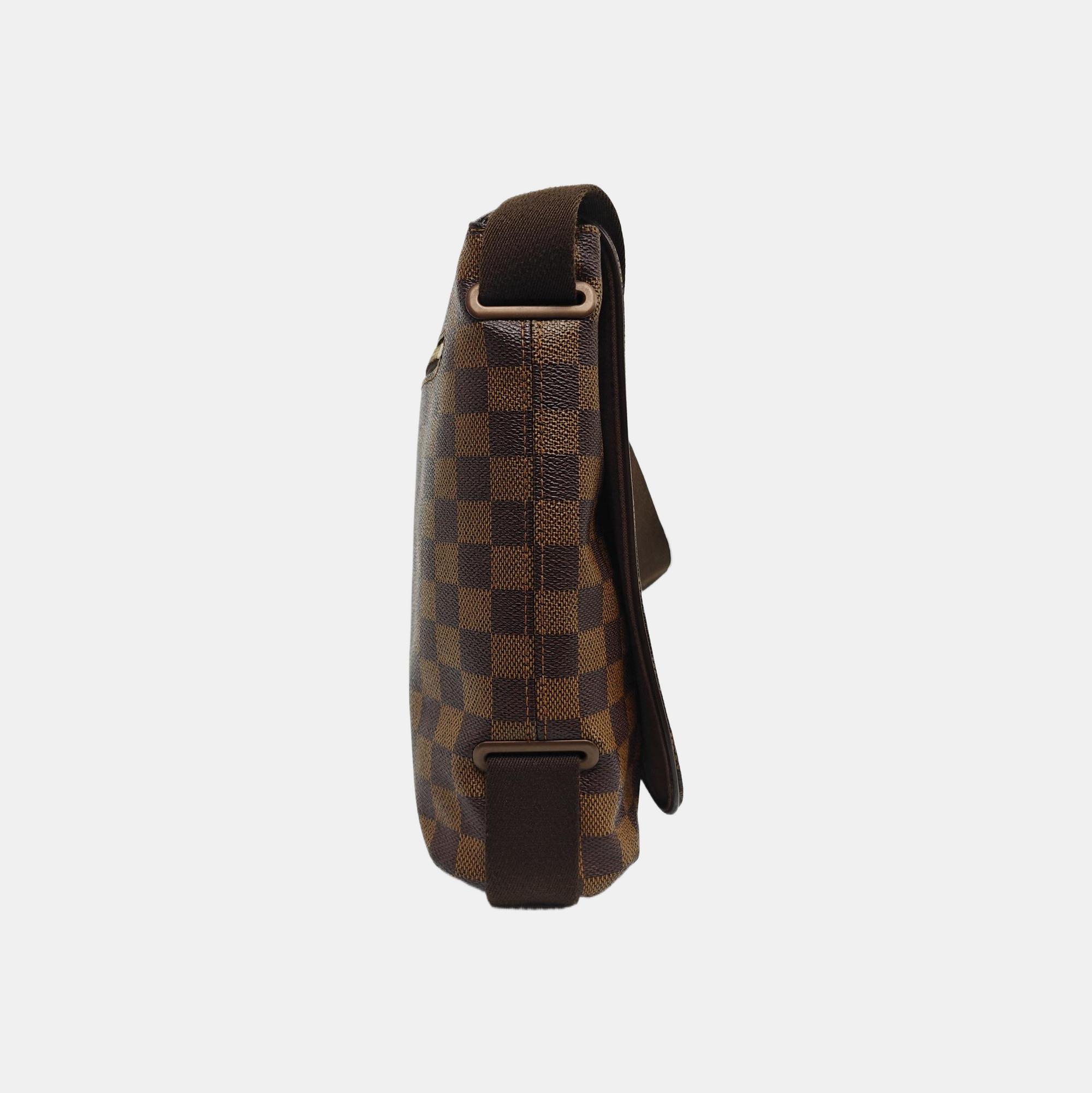 DISTRICT MM Damier Ebene Coated Canvas Brown