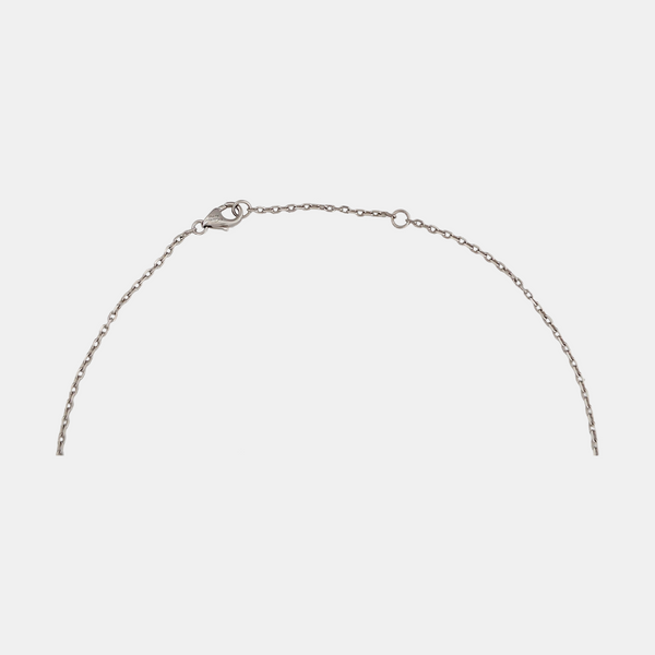 LOVE 18k White Gold Silver Necklace