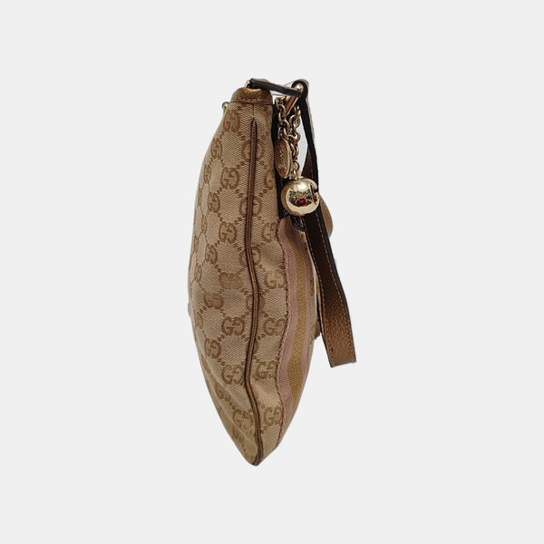 Monogram Canvas Tote Bag Beige