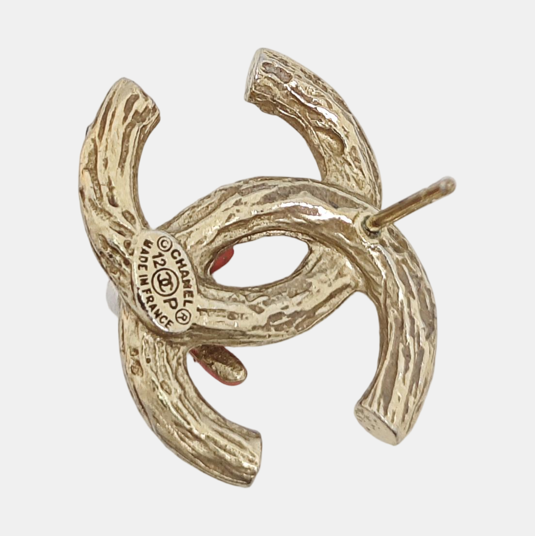 Metal Gold Stud Earrings