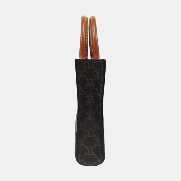 CABAS CELINE Mini Coated Canvas Brown
