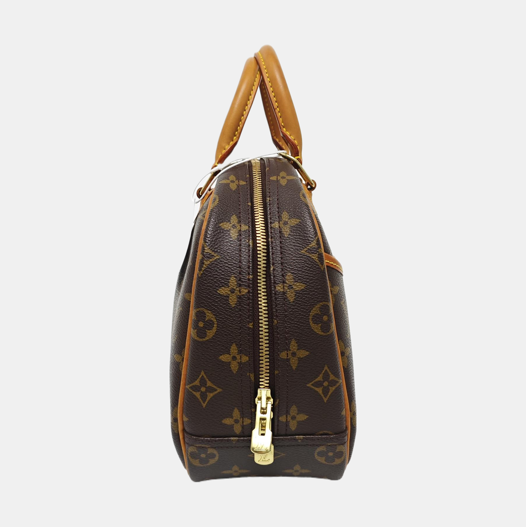 DEAUVILLE Monogram Coated Canvas Brown