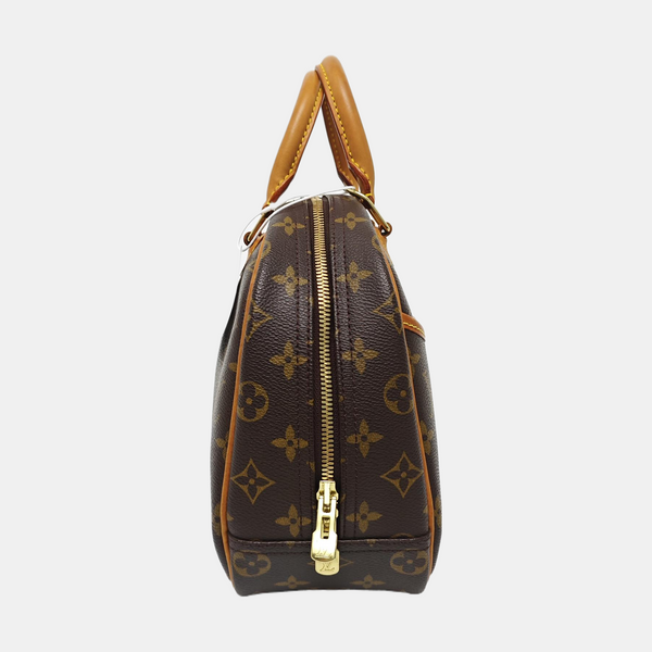 DEAUVILLE Monogram Coated Canvas Brown