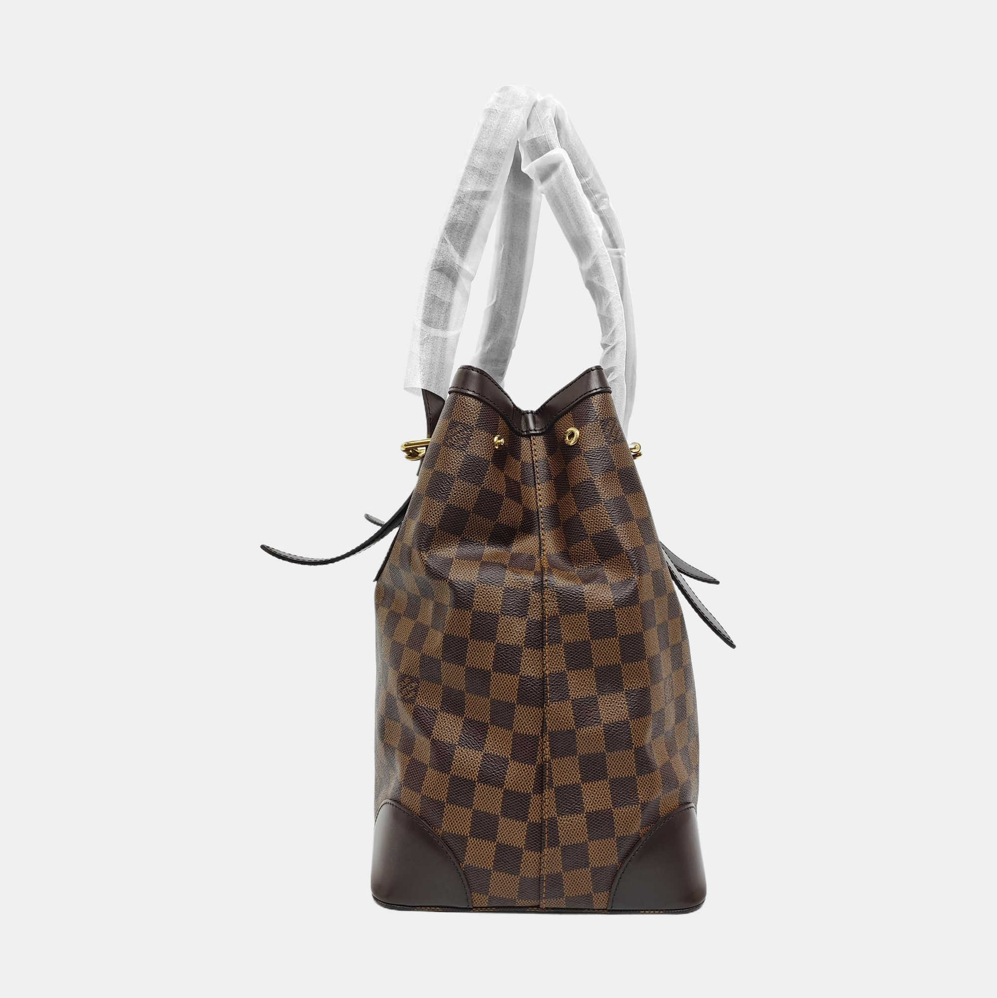 HAMPSTEAD GM Damier Ebene Coated Canvas Brown