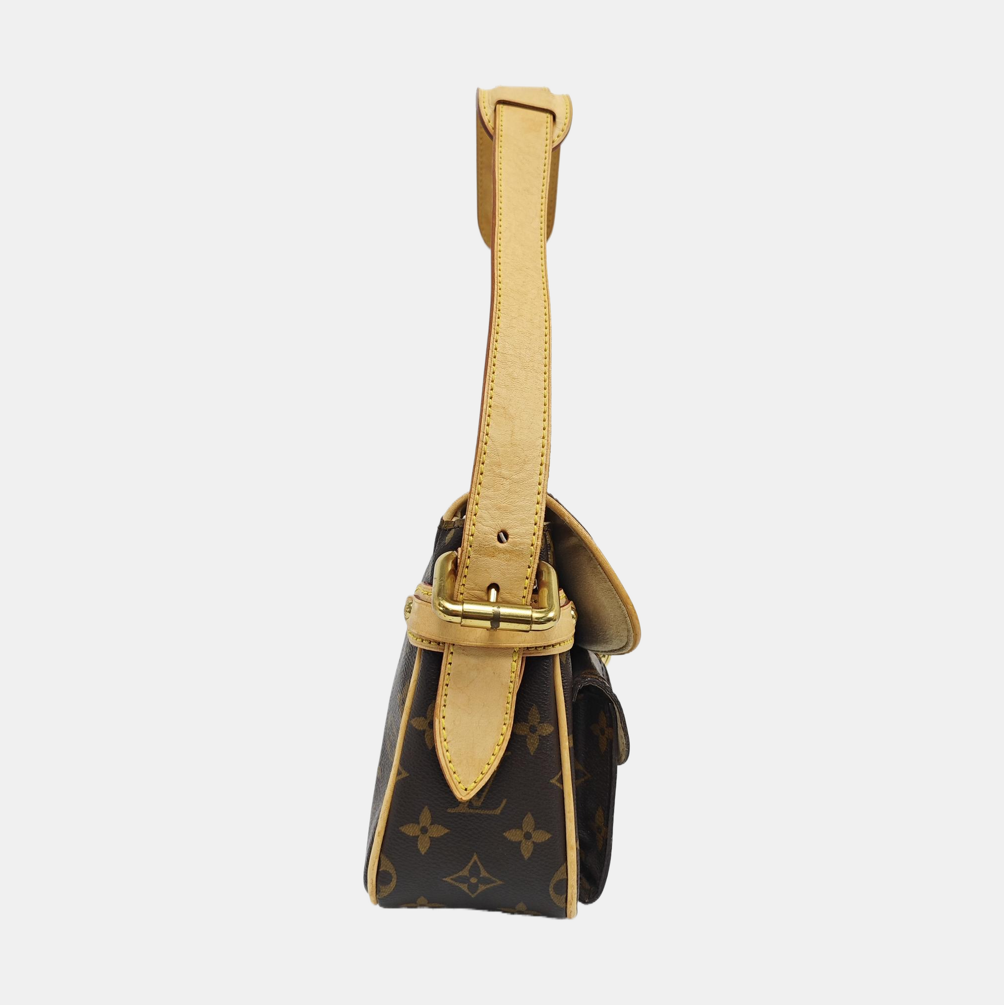 HUDSON PM Monogram Coated Canvas Brown