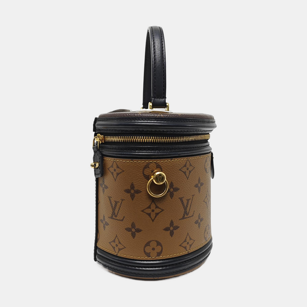 CANNES PM Monogram Coated Canvas Brown