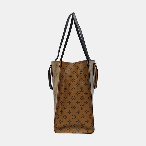 ONTHEGO GM Monogram Coated Canvas Brown