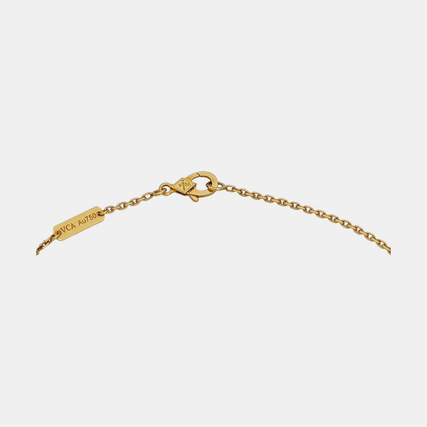 Vintage Alhambra 18k Gold Necklace