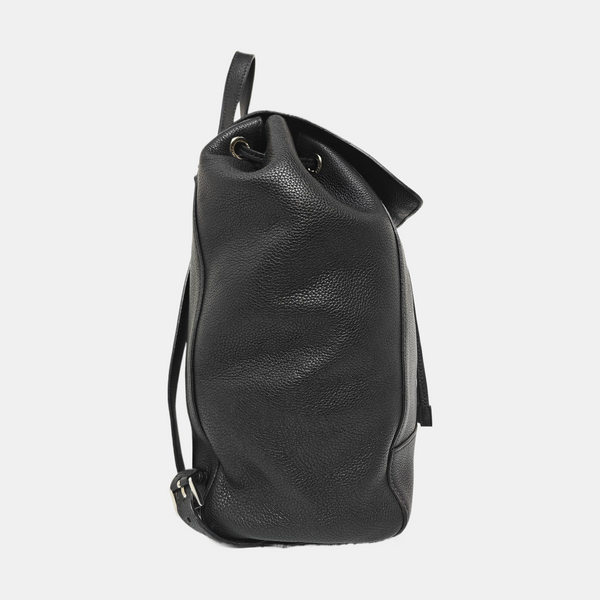 Calfskin Backpack Black
