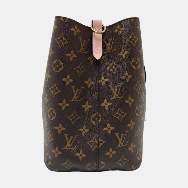 NÉONOÉ MM Monogram Coated Canvas Brown