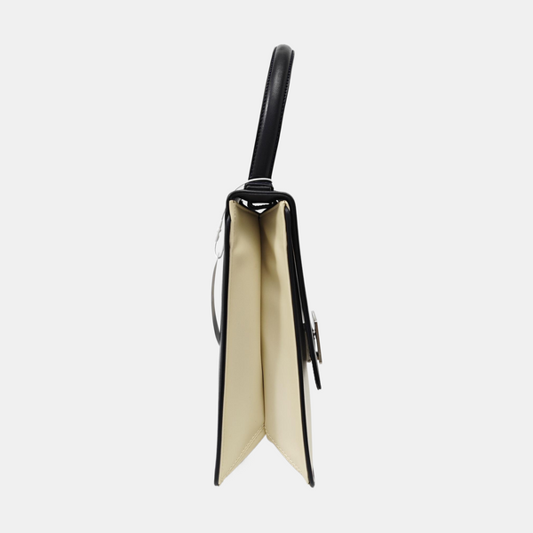 Calfskin Top Handle Bag Multicolor