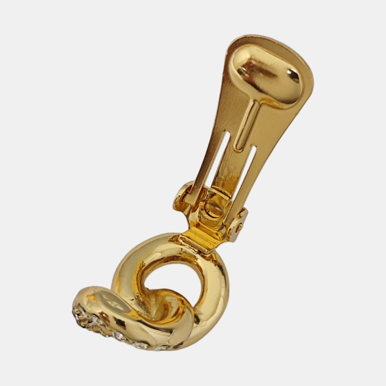 Metal Gold Clip On Earrings