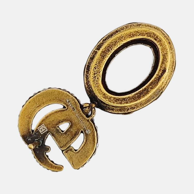 GG Running Metal Gold Earrings