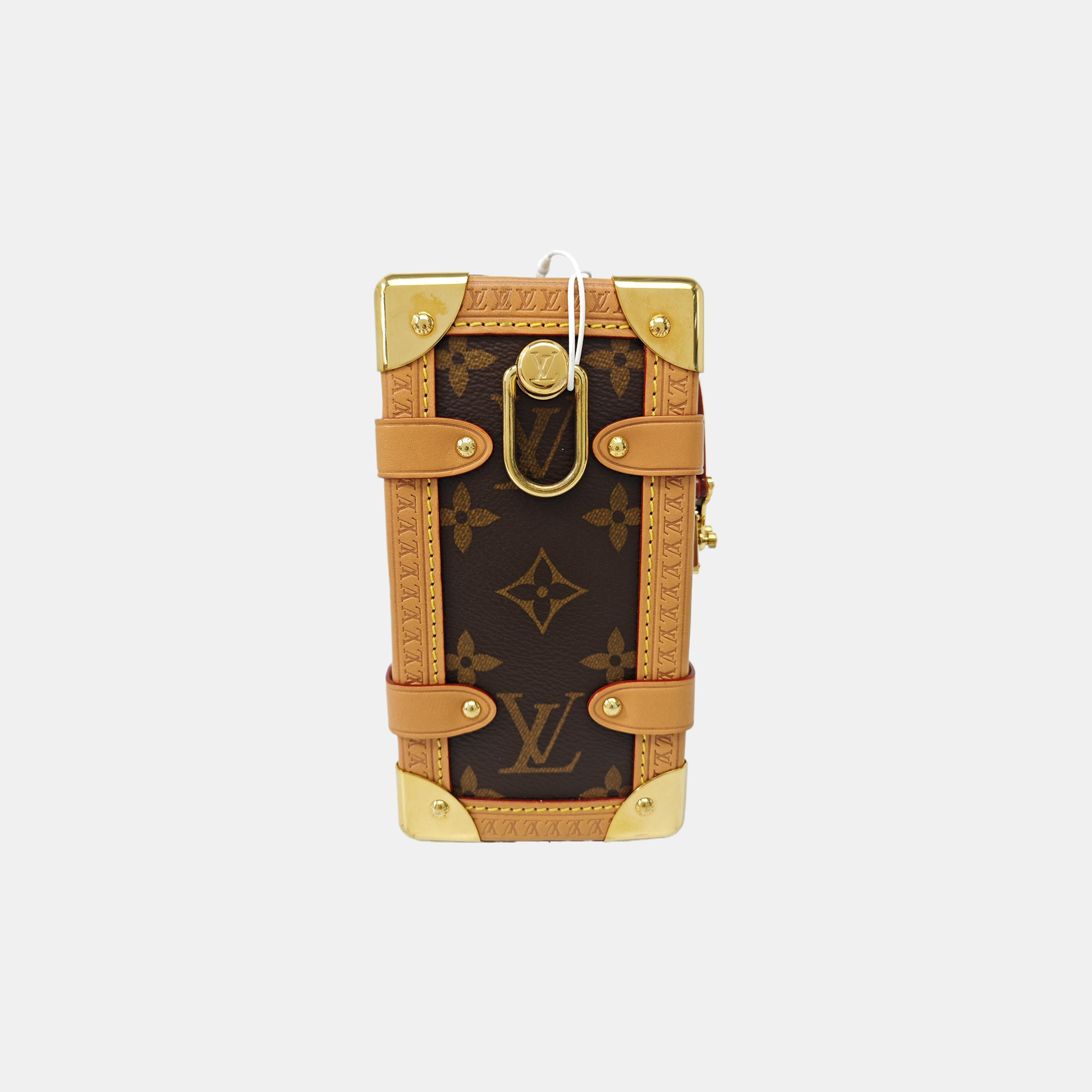 SIDE TRUNK MM Monogram Coated Canvas Brown