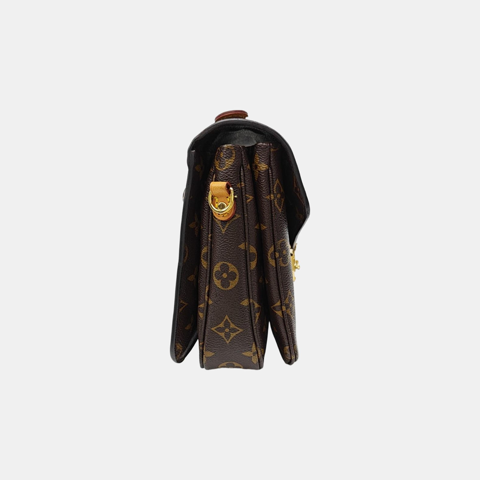 MÉTIS MM Monogram Coated Canvas Brown