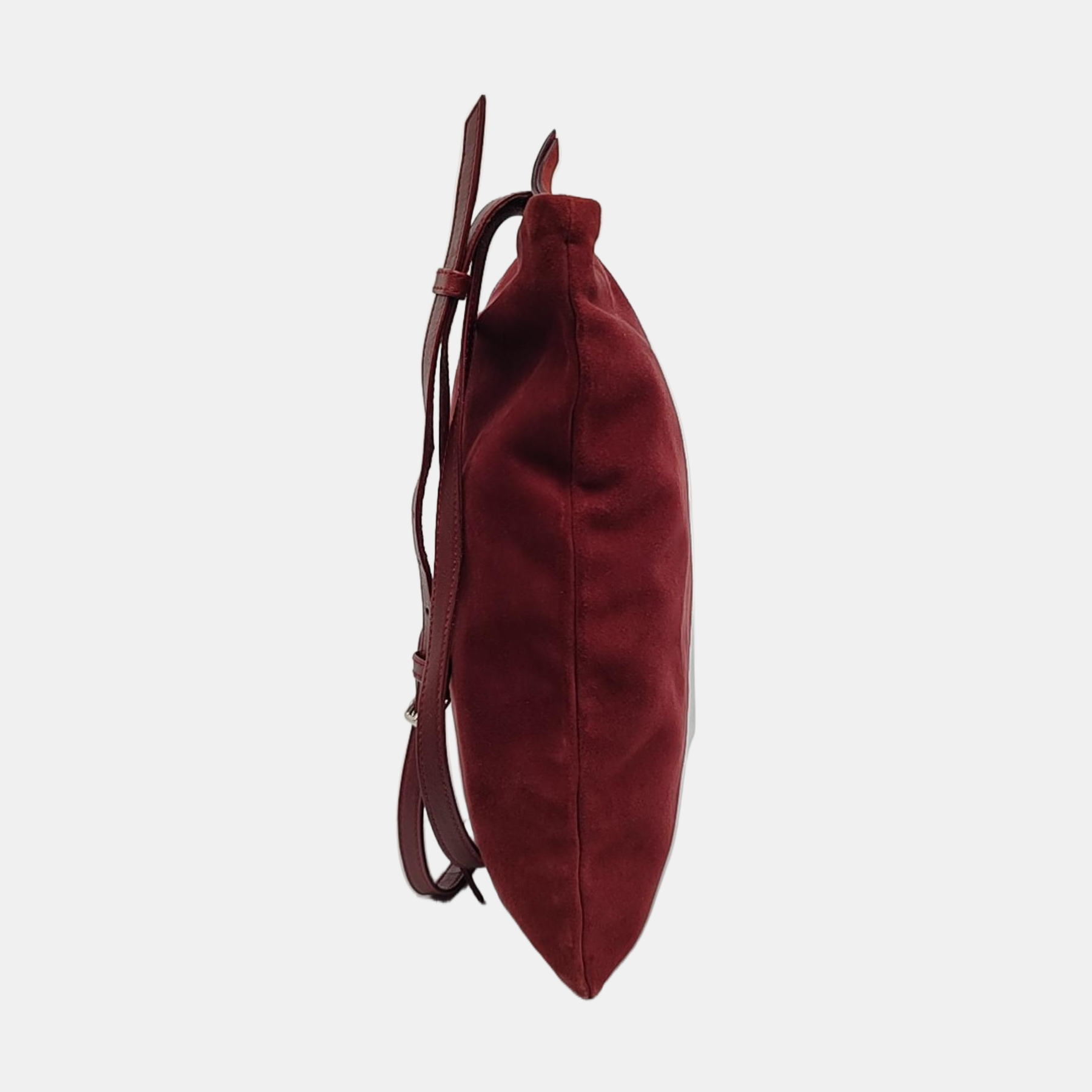 Suede Tote Bag Red