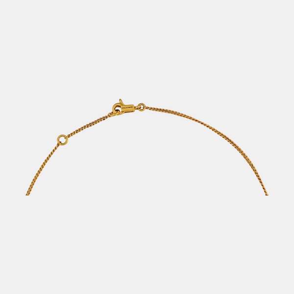 ALPHABET Brass Gold Necklace