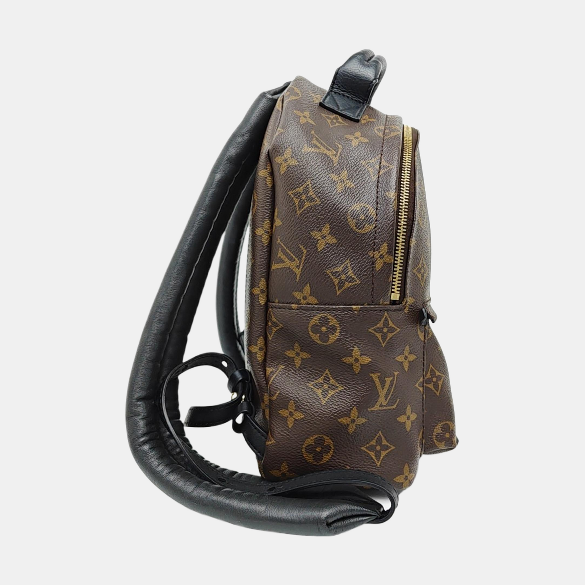PALM SPRINGS PM Monogram Coated Canvas Brown