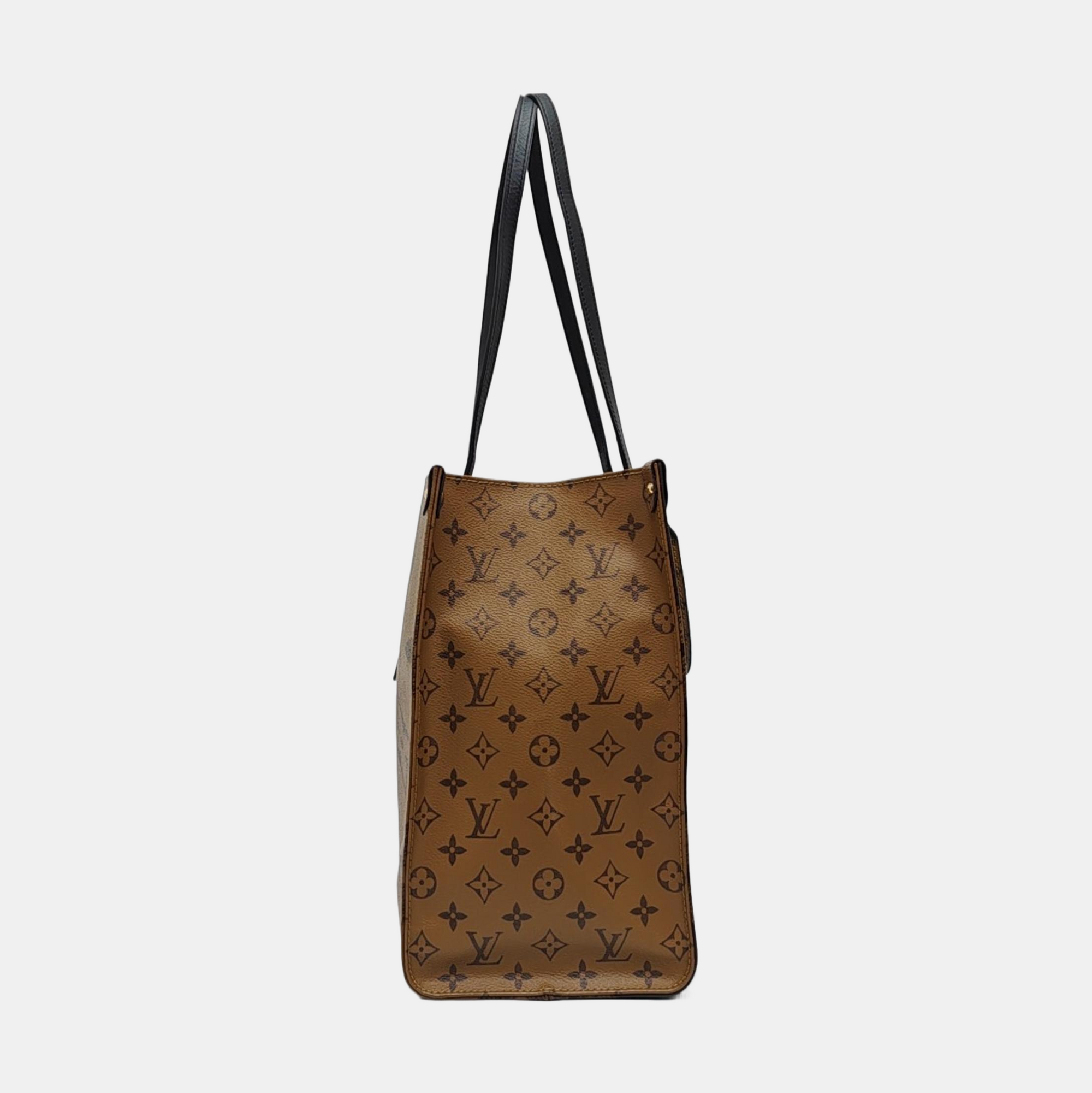 ONTHEGO GM Monogram Coated Canvas Brown