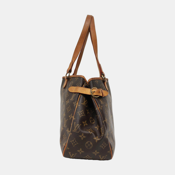 BATIGNOLLES GM Monogram Coated Canvas Brown