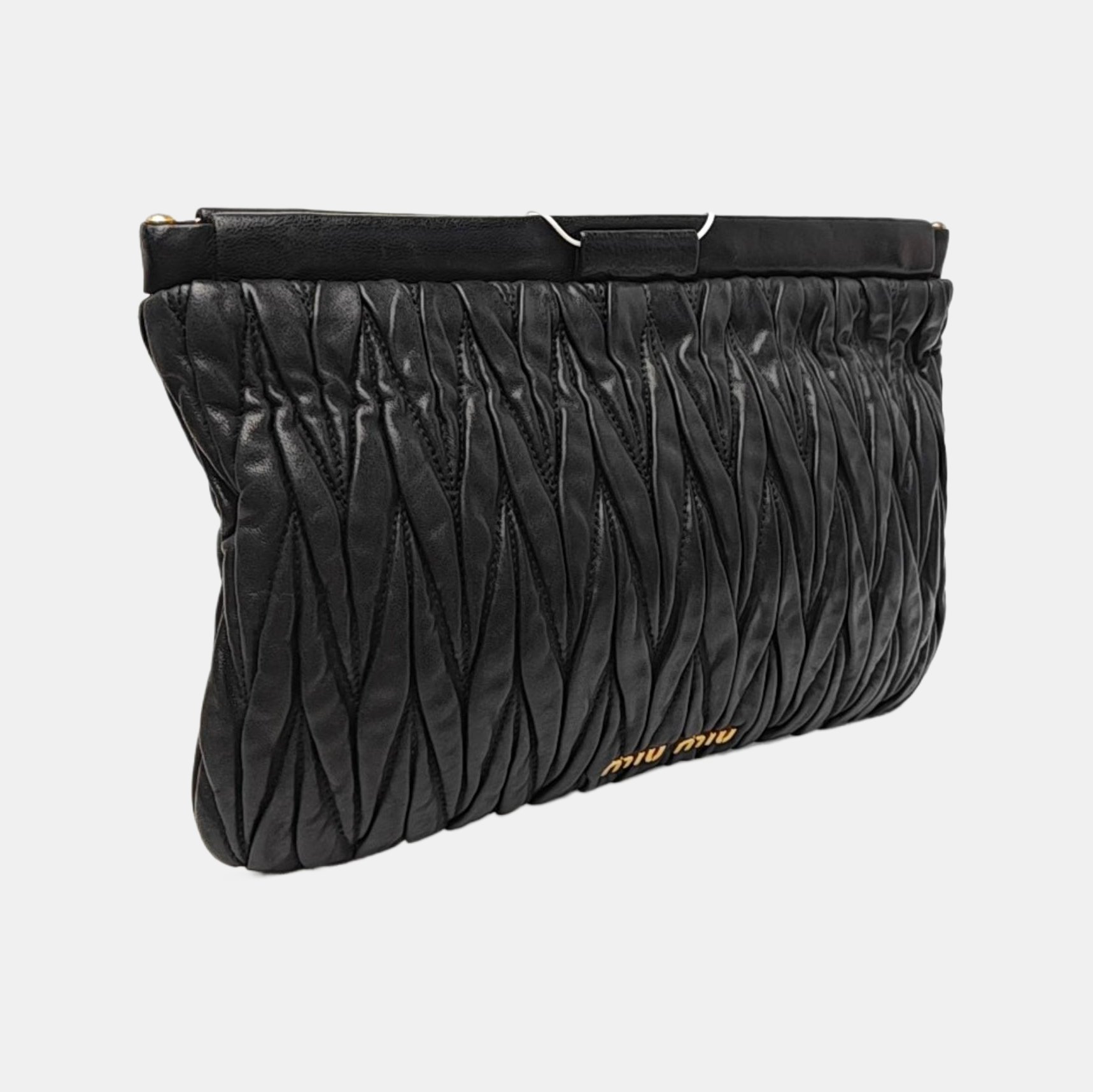 Lambskin Clutch Black