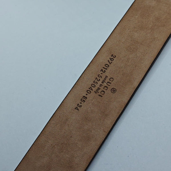 Leather Belt Orange