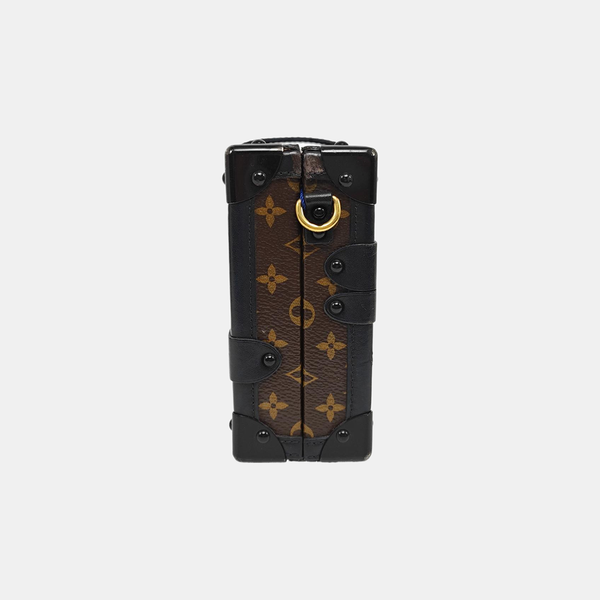 PETITE MALLE Monogram Coated Canvas Brown