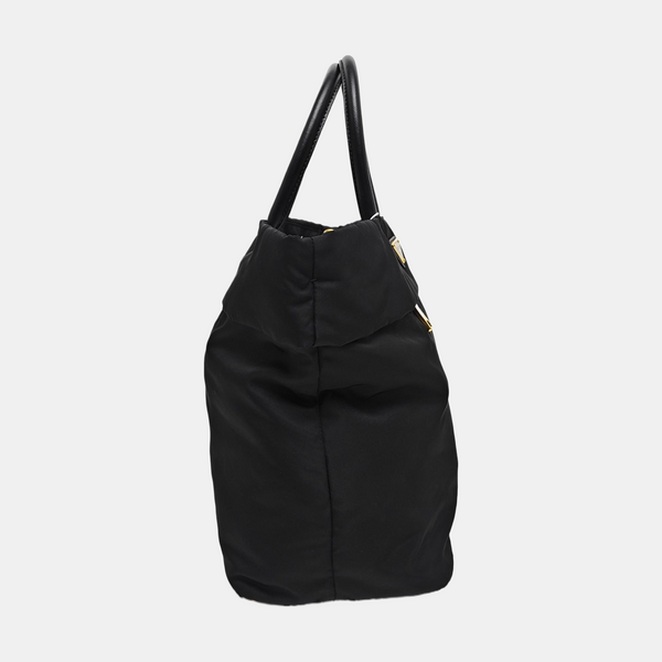 Nylon Shoulder Bag Black
