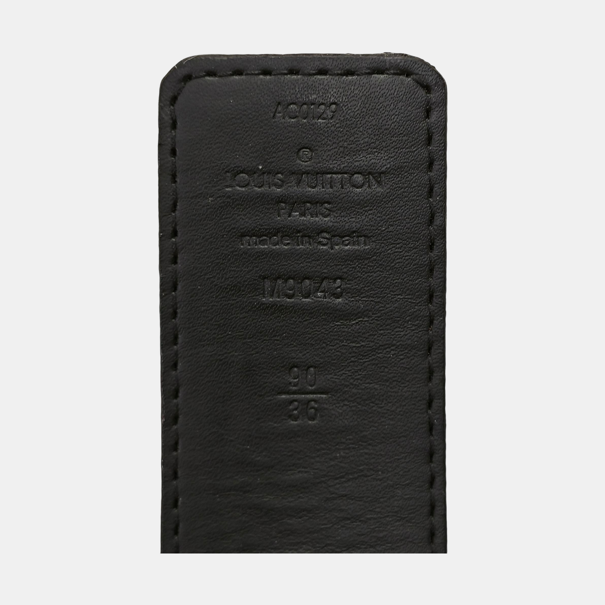 Coated Canvas Belt Black