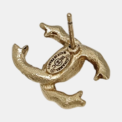 Metal Gold Stud Earrings