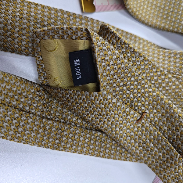 Yellow Silk Tie