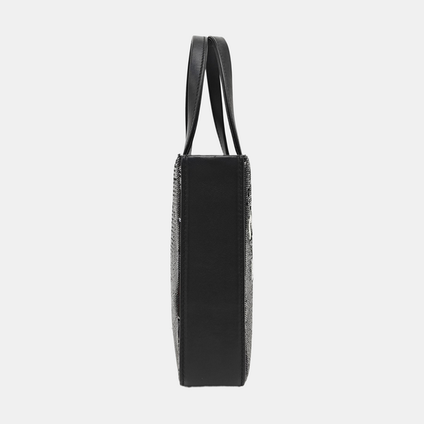 Sequins Tote Bag Black