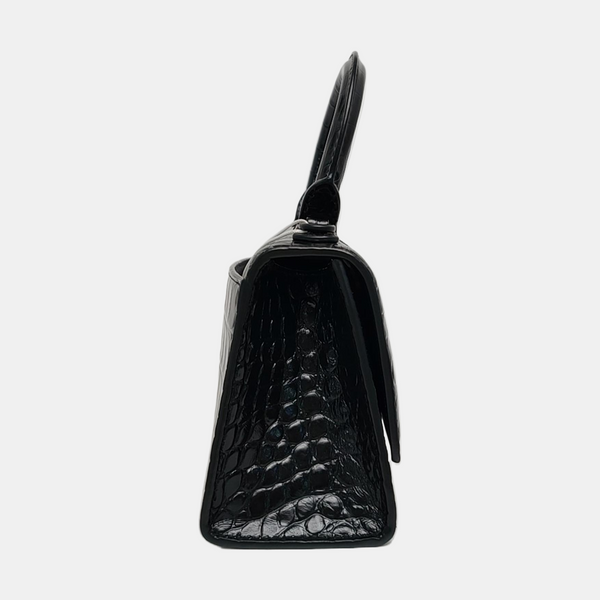 Hourglass Small Calfskin Black