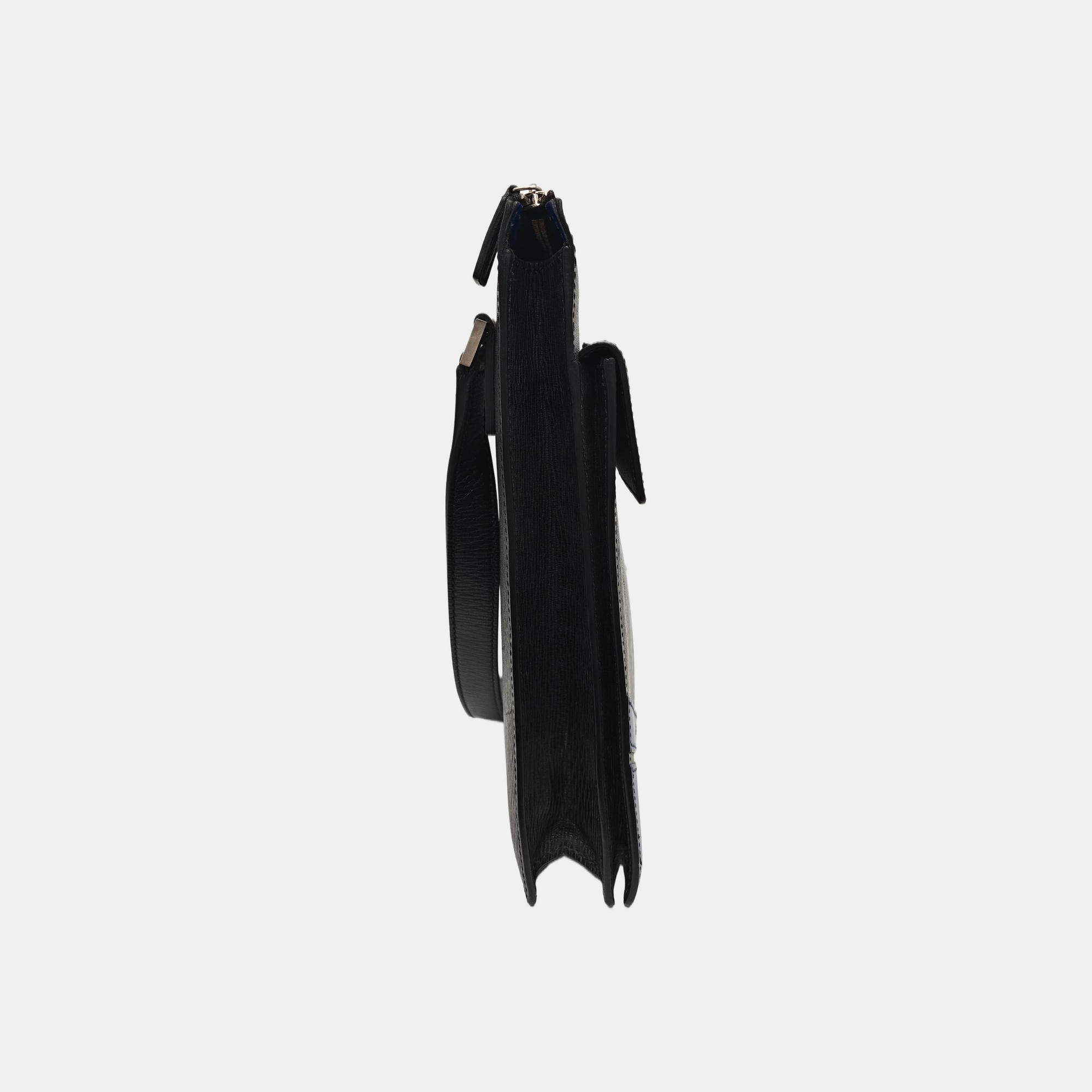 Calfskin Shoulder Bag Black