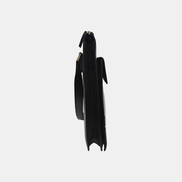 Calfskin Shoulder Bag Black