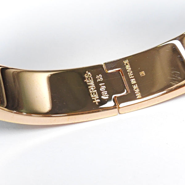 Clic H Metal Rose Gold Bangle