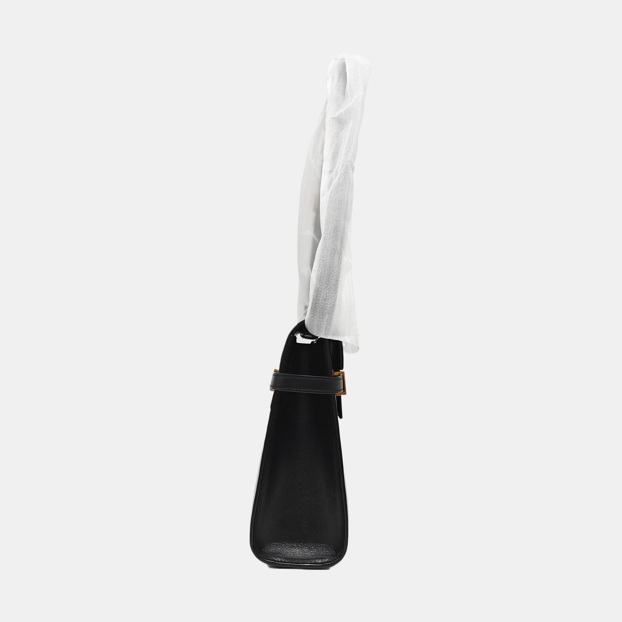 MANHATTAN Medium Calfskin Black