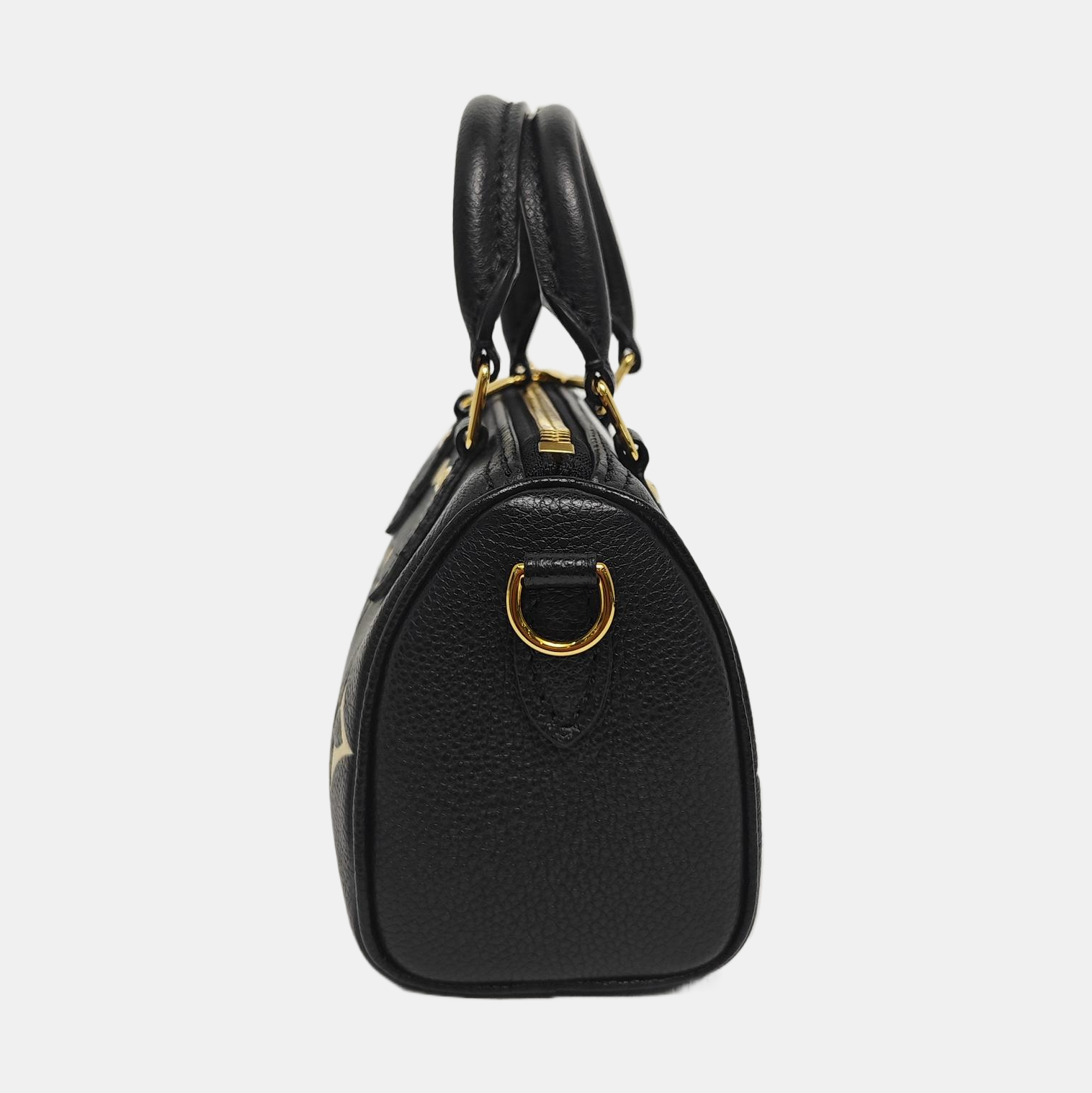 SPEEDY Nano Monogram Calfskin Black