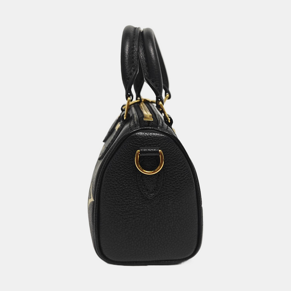 SPEEDY Nano Monogram Calfskin Black