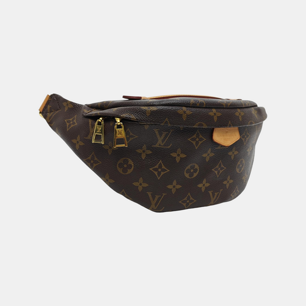 BUMBAG Monogram Coated Canvas Brown