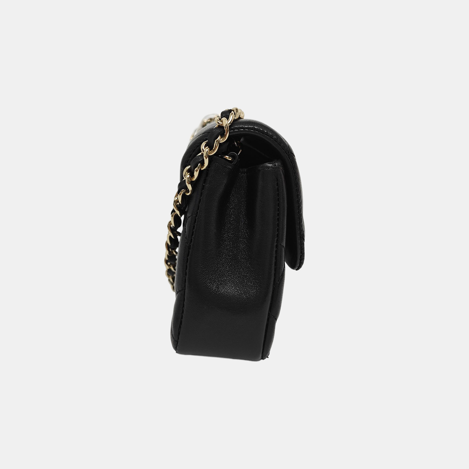 25S Quilted Lambskin Black