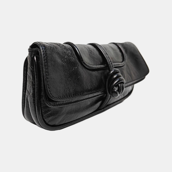 Calfskin Clutch Black