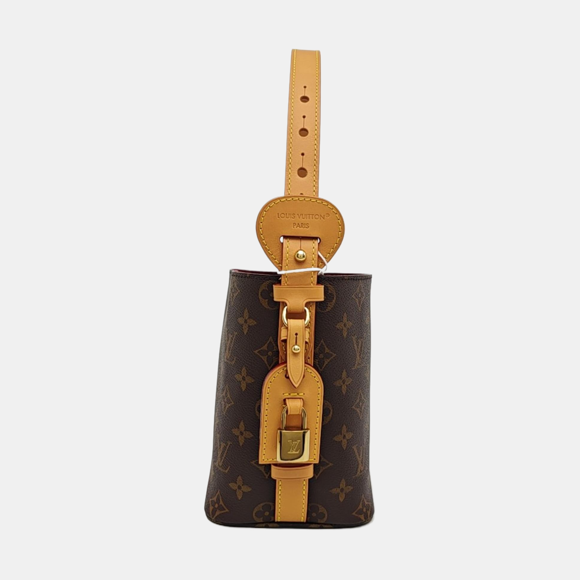 ALL IN Monogram Coated Canvas Brown