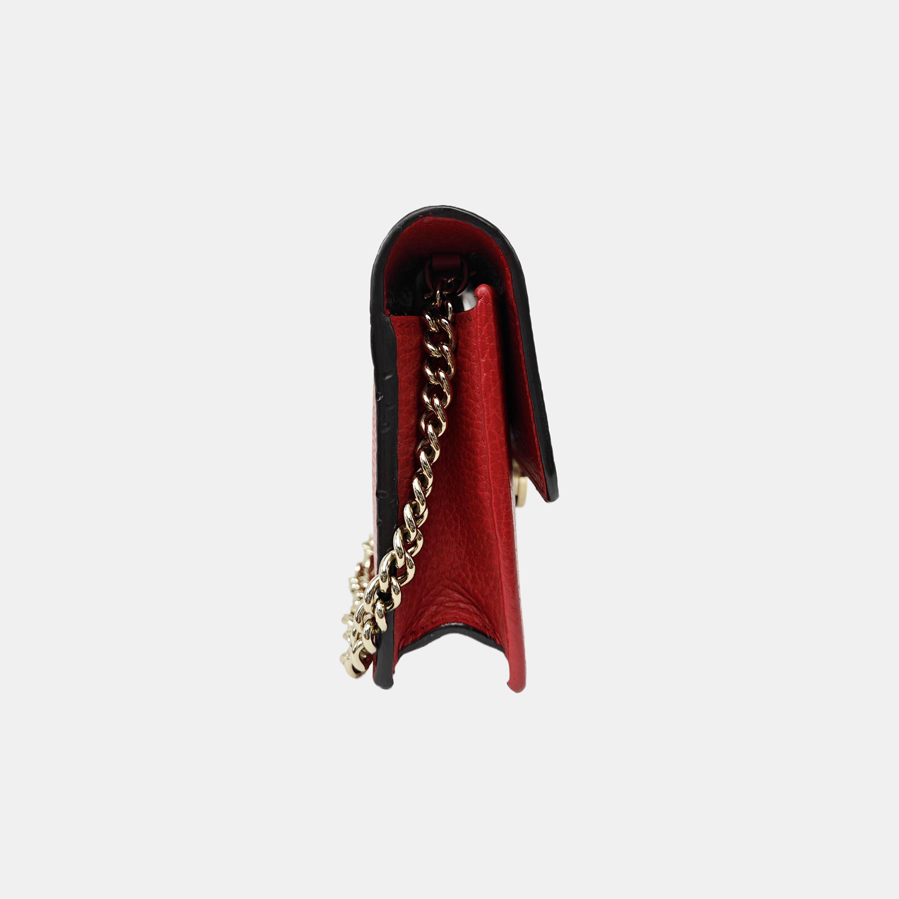 Calfskin Shoulder Bag Red