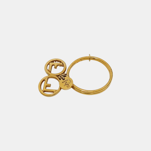 F Is Metal Gold Ring EU 54