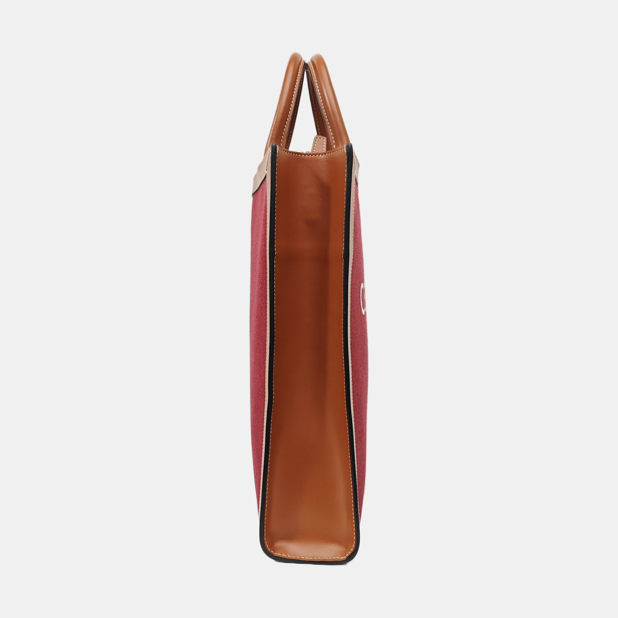 CABAS CELINE Small Canvas Red