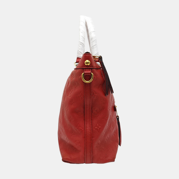 BASTILLE Monogram Calfskin Red